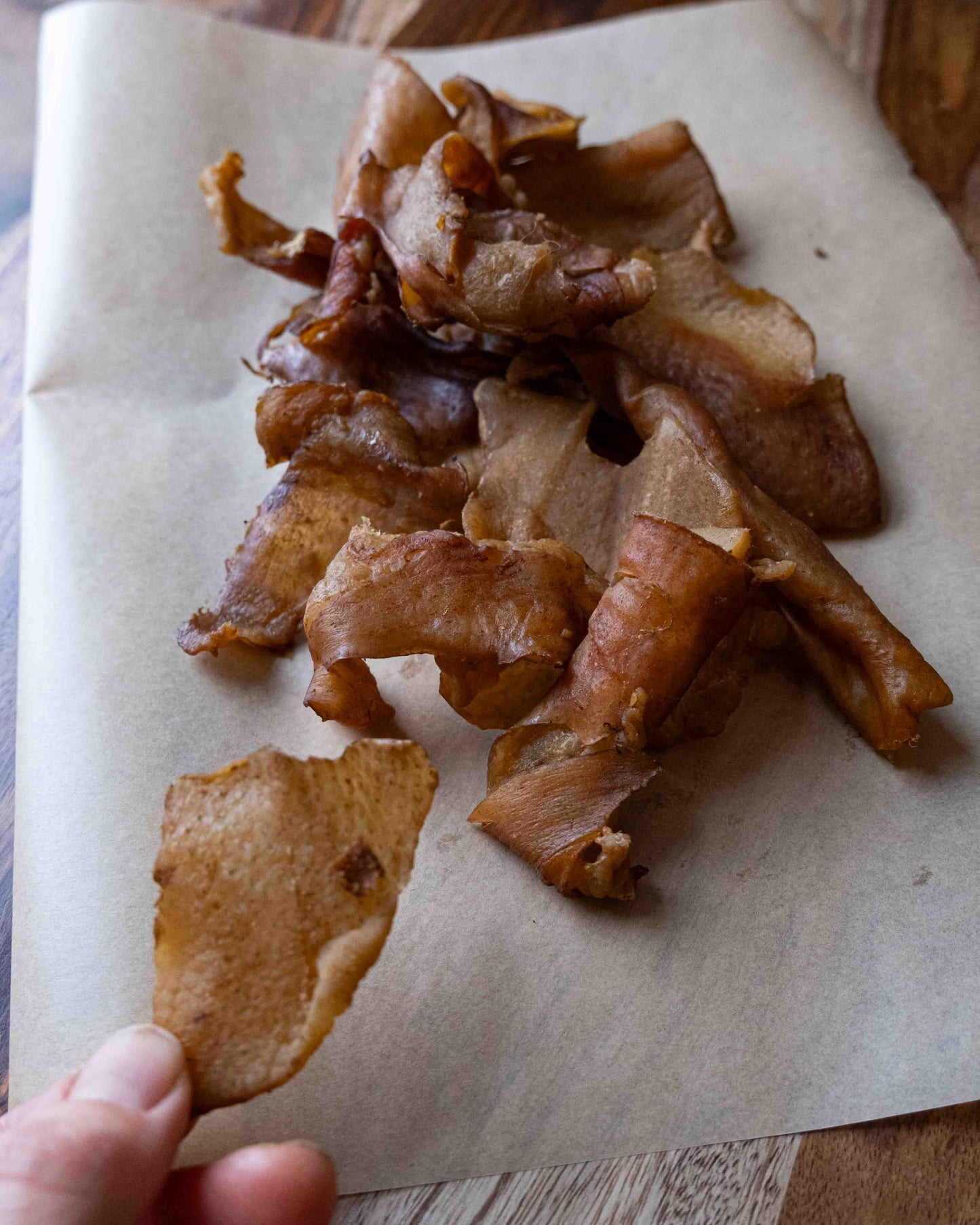Smoked Pork Hide Chips