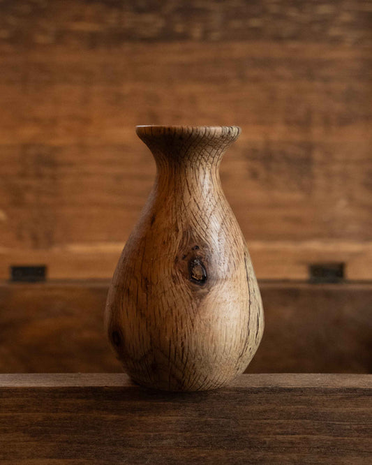 Hand-turned Wooden Bud Vase