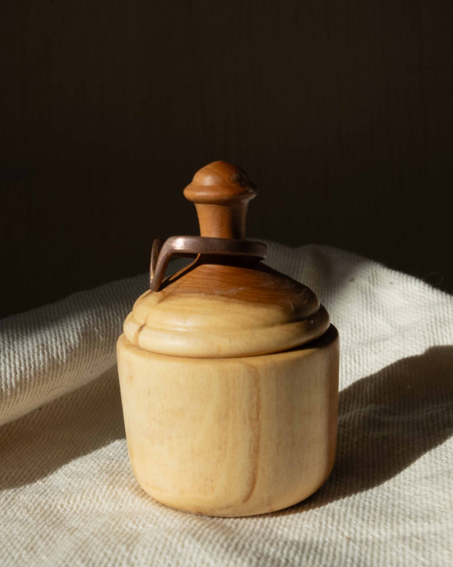 Apple Wood Ring Box