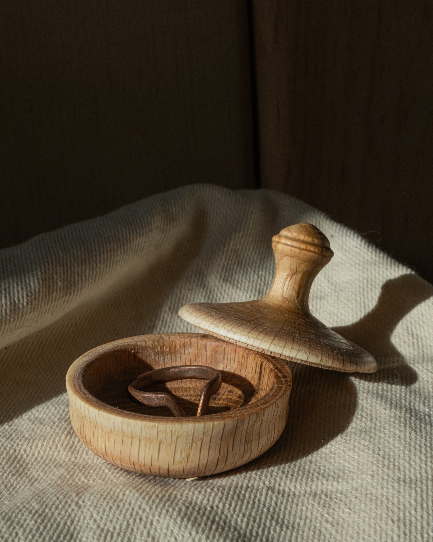 Apple Wood Ring Box