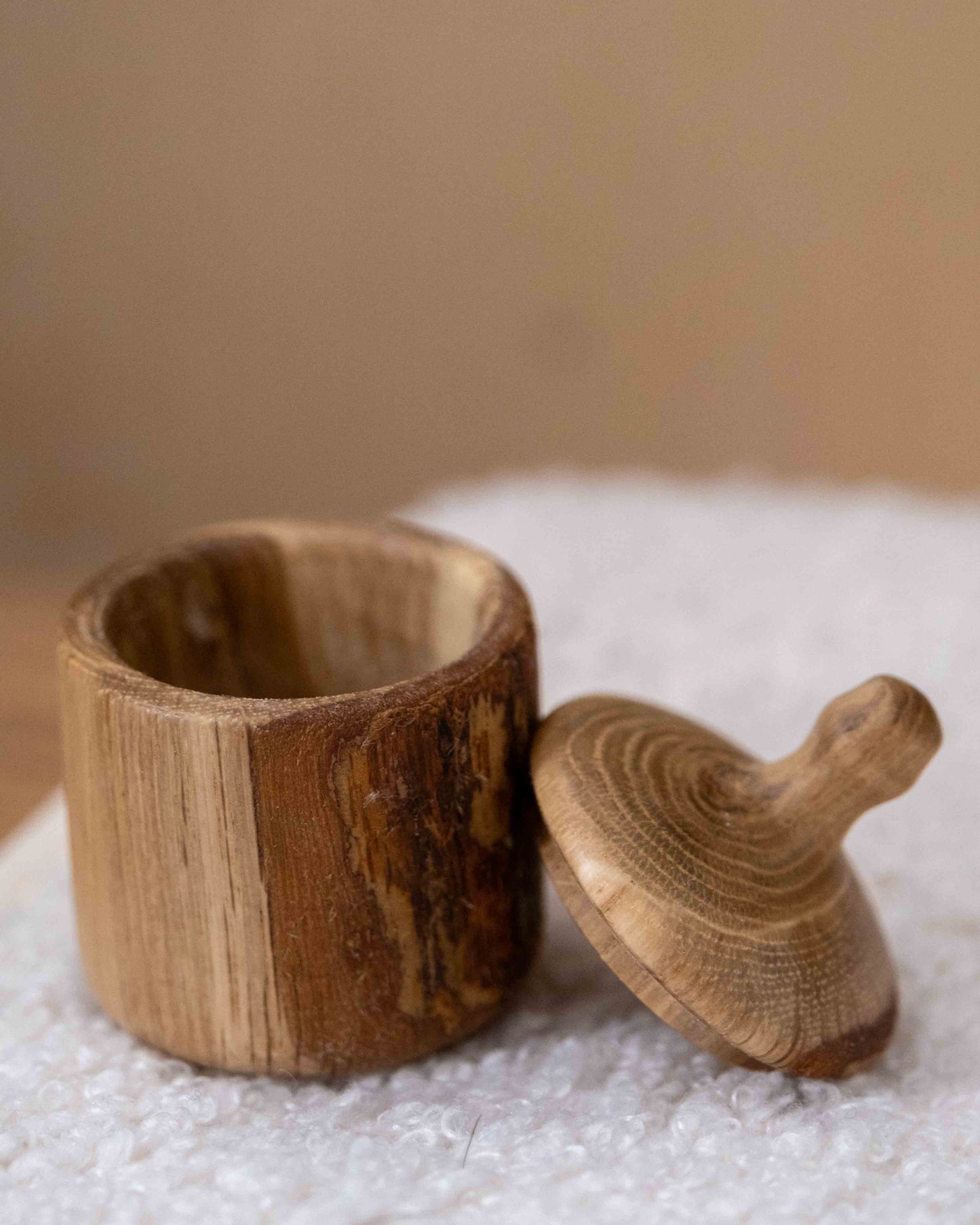 Oak Wood Ring Box