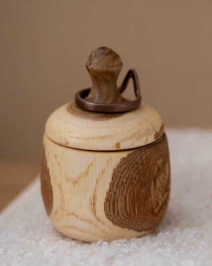 Oak Wood Ring Box